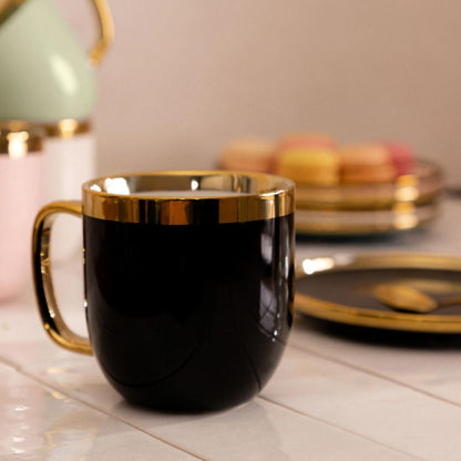 SINNES Black Ceramic Mug 0.28L