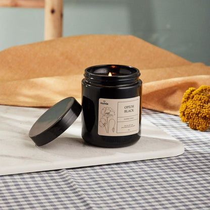 TOFU Opium Black Scented Candle 190g