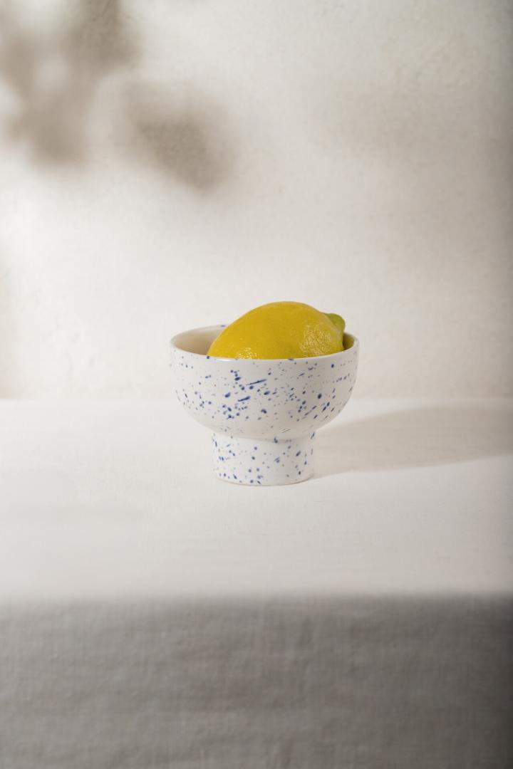 AFFI Blue Speckled Ceramic Serving Dish 10x7.5 cm