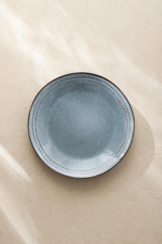 BLUEJEANS Blue Dinner Plate 29cm Stoneware