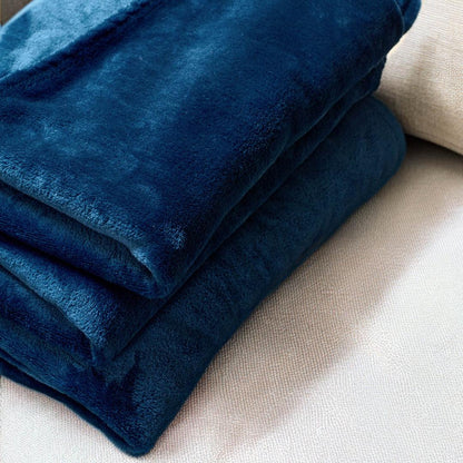 B2ROTE Navy Blue Blanket 150x200 cm