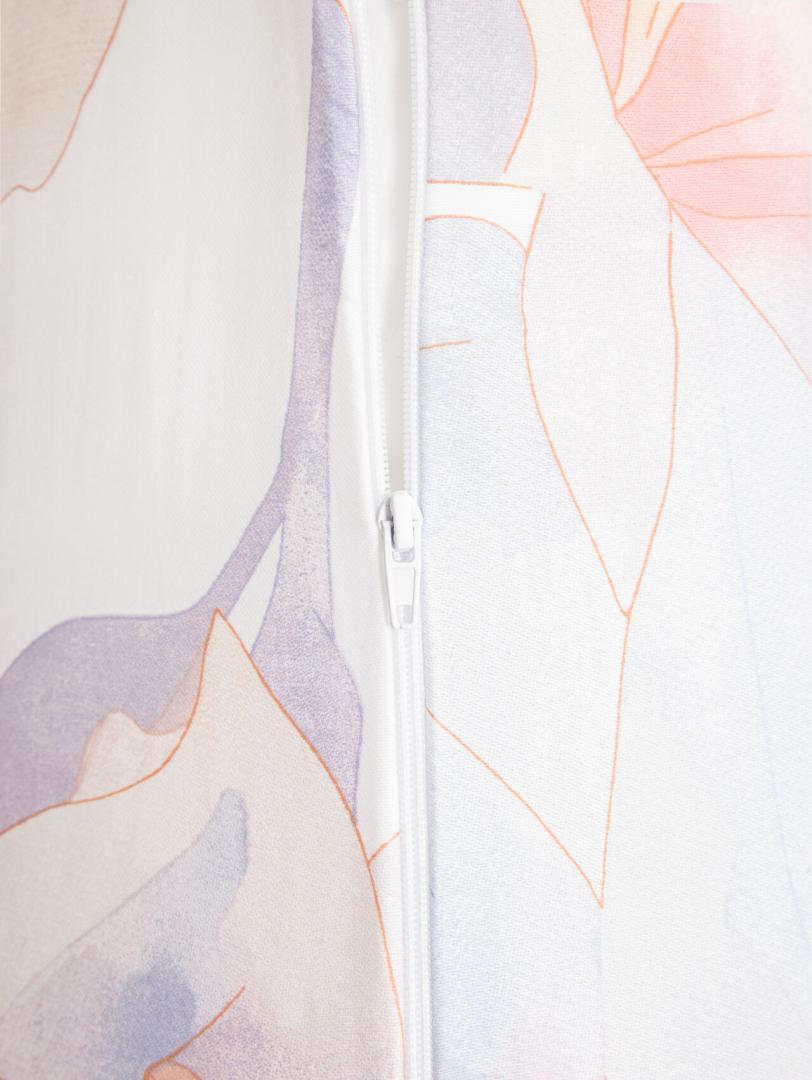 Bed linen set ROSA Satin Floral Bed Linen Set 140x200 + 70x80 cm