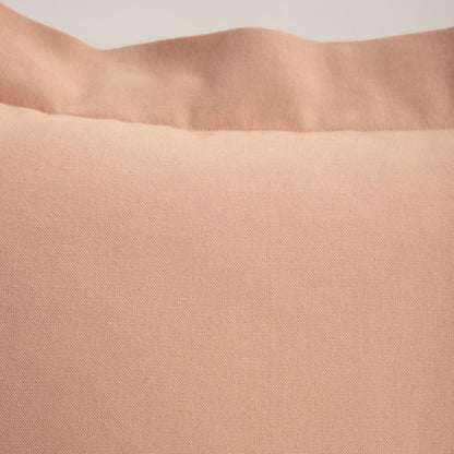 Poszewka DURGA Beige Cotton Cushion Cover with Decorative Edging 45x45cm