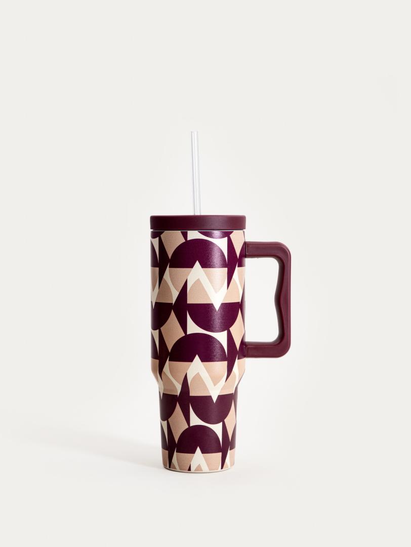 CHERRY CHIC Thermal Mug 1180ml Patterned Insulated Stainless Steel