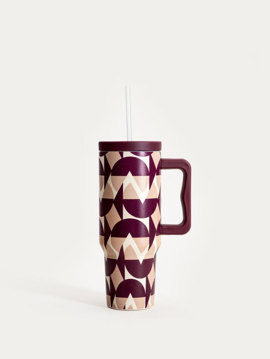 CHERRY CHIC Thermal Mug 1180ml Patterned Insulated Stainless Steel