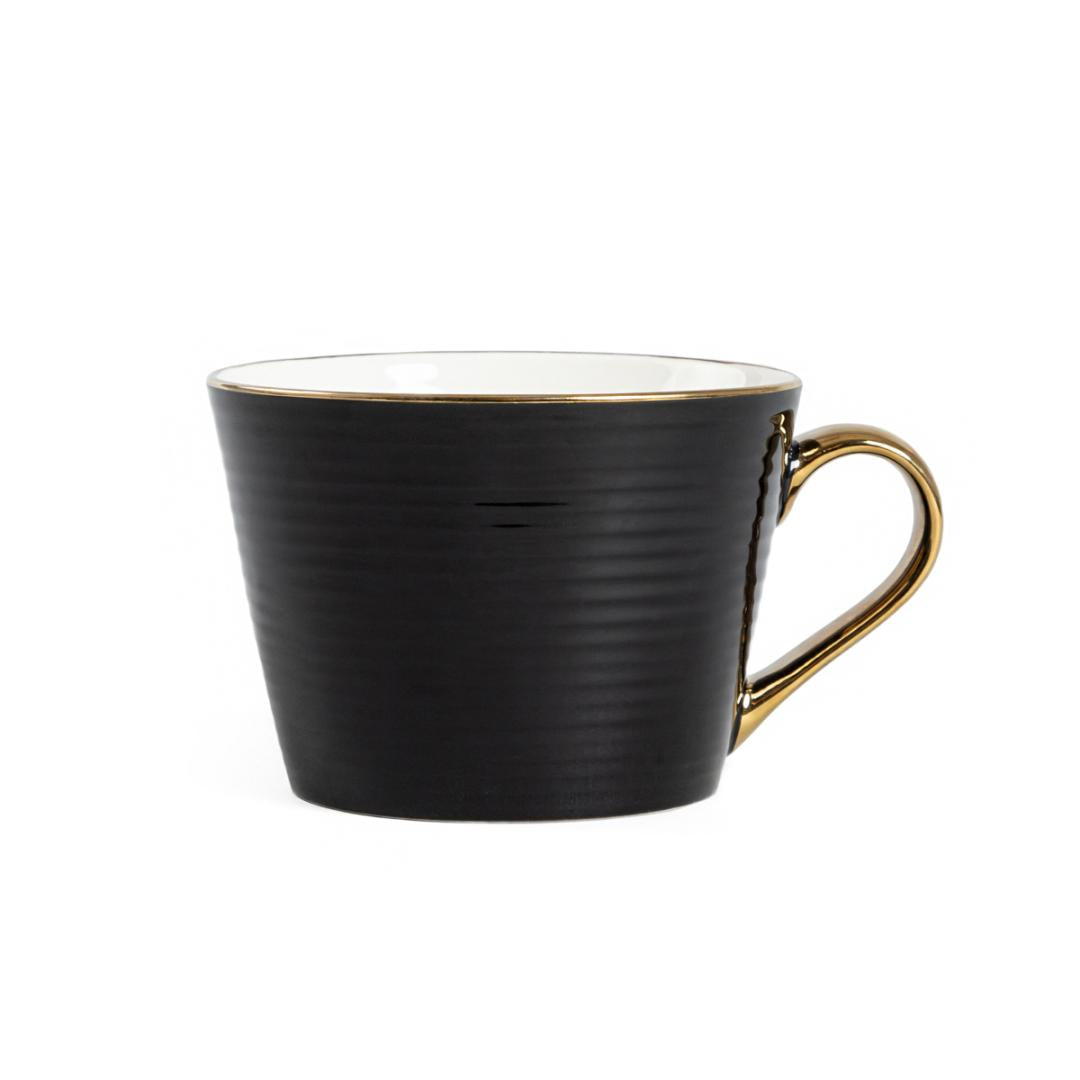 Renne Black Ceramic Mug 450ml