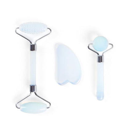 ASTRAL Jade Face Massage Accessories Set - 3 Pieces Mint
