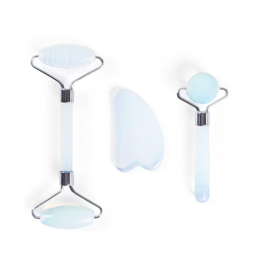 ASTRAL Jade Face Massage Accessories Set - 3 Pieces Mint