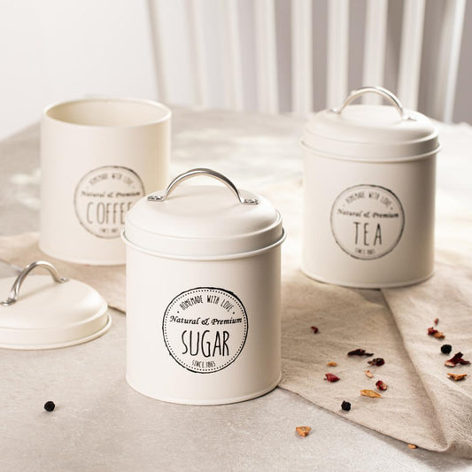 Containers RIO Metal Container with Metal Lid - Food Safe Storage 35x12x16cm