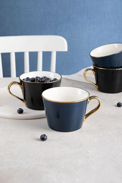 Renne Black Ceramic Mug 450ml