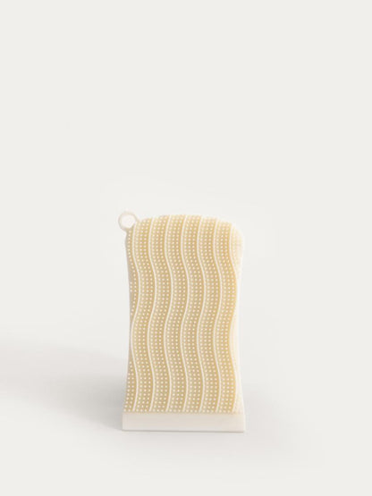 Easy Clean Silicone Double-Sided Kitchen Sponge Cream