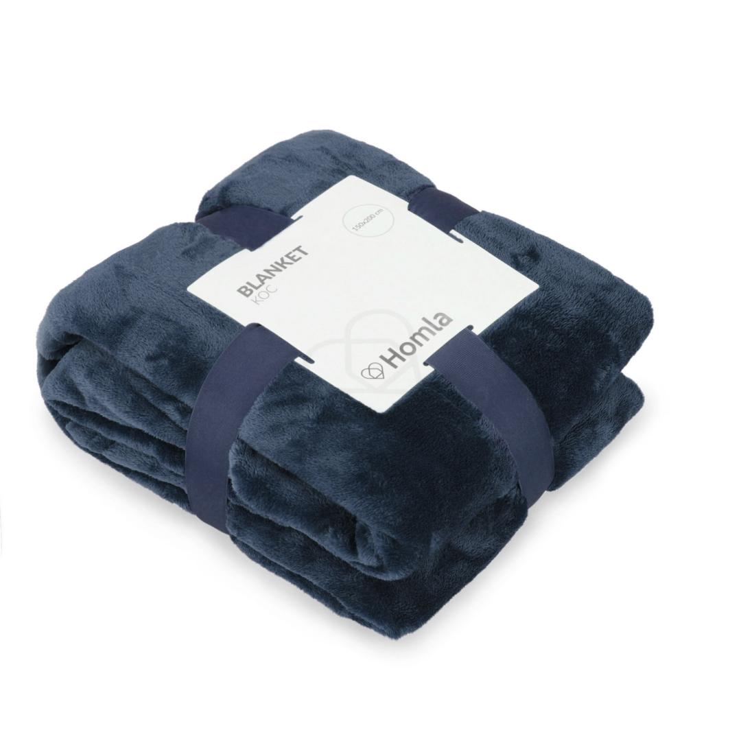 B2ROTE Navy Blue Blanket 150x200 cm