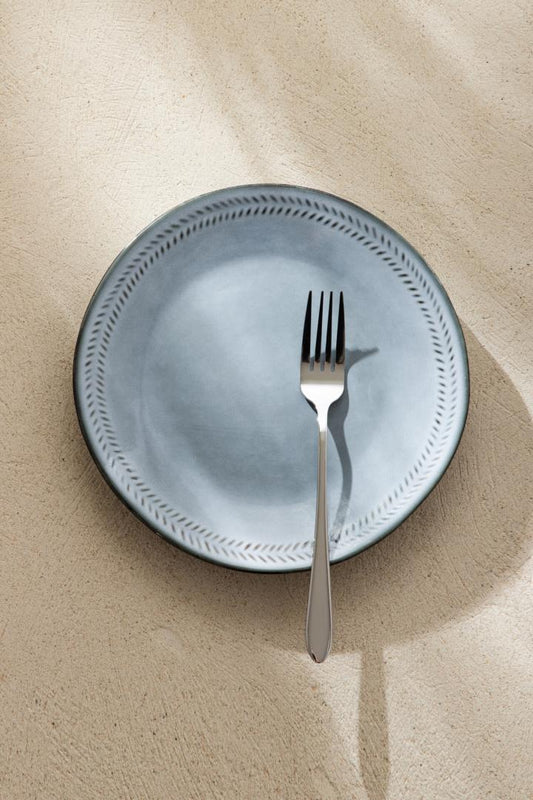 BLUEJEANS Dessert Plate Light Blue Stoneware 24cm