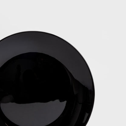 CAPRI Black Ceramic Dessert Plate 19 cm