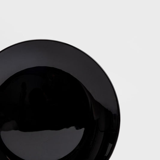 CAPRI Black Ceramic Dessert Plate 19 cm