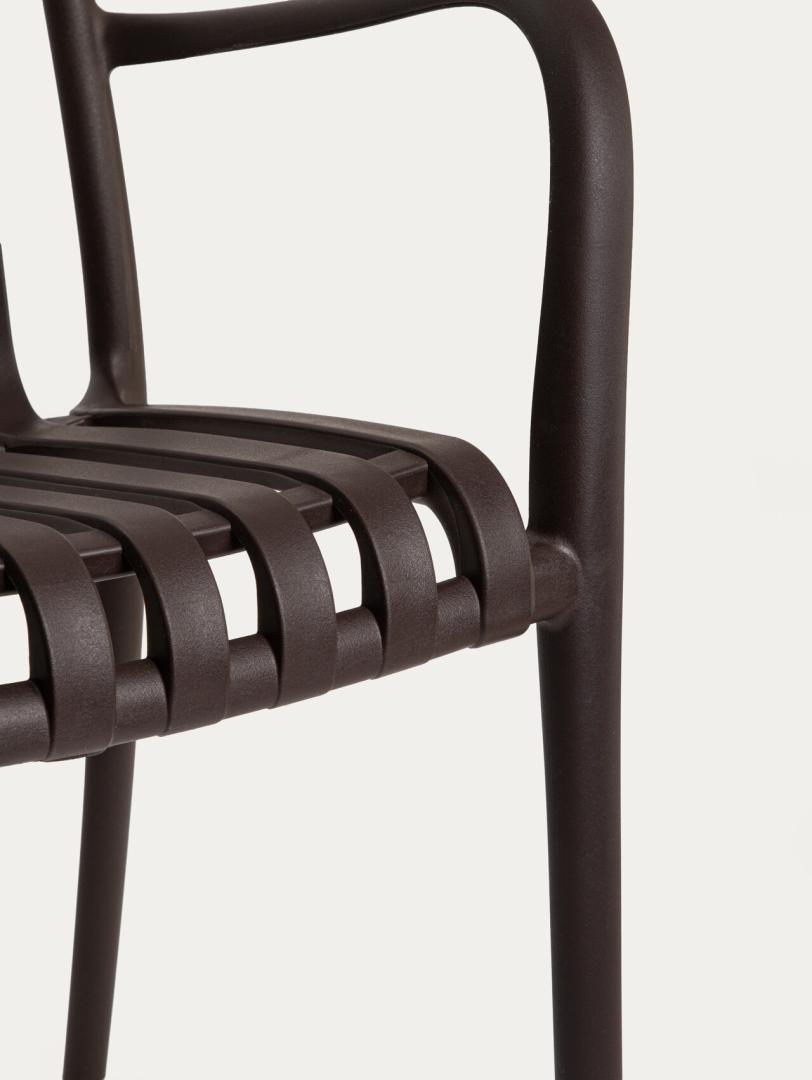 VALORO Chocolate Garden Chair - Comfortable Outdoor Seating