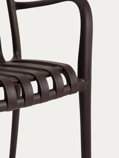 VALORO Chocolate Garden Chair - Comfortable Outdoor Seating