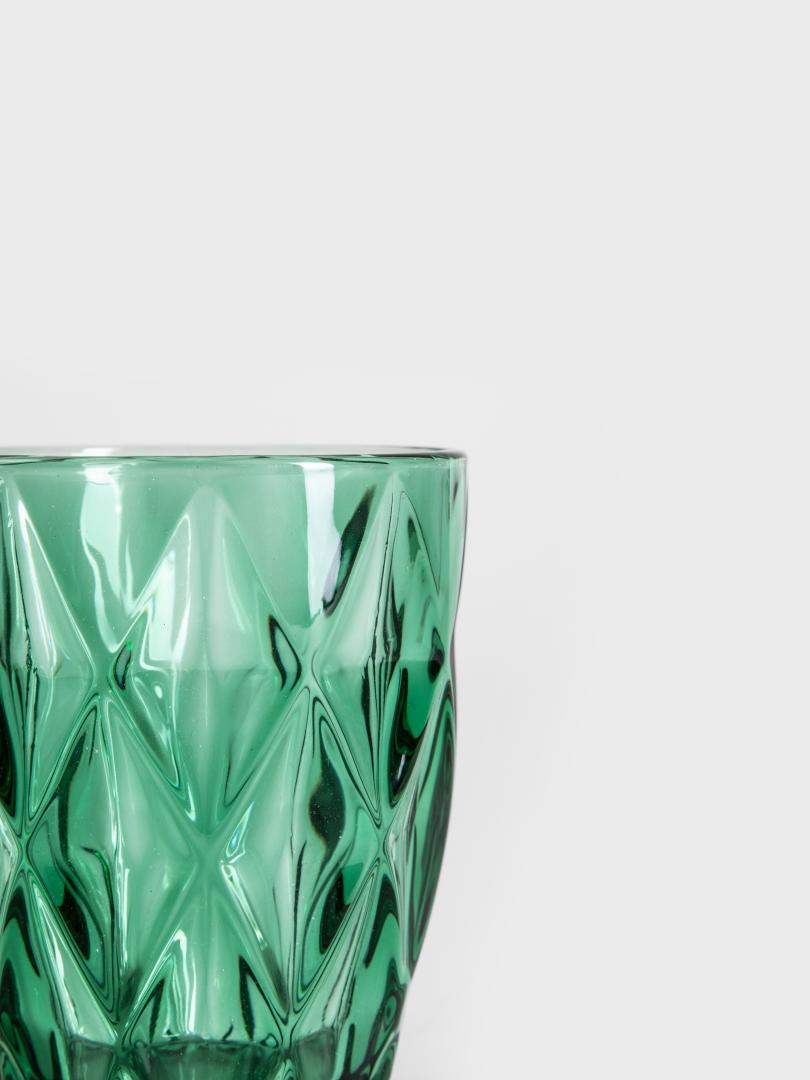 LUNO Green Glasses Set 4pcs 280ml