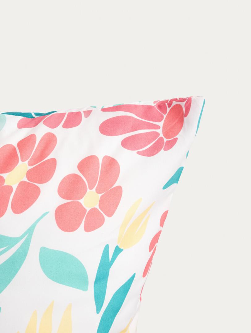 Bed linen set CALEYA Floral Microfiber Bed Linen Set 140x200 cm with Pillowcase