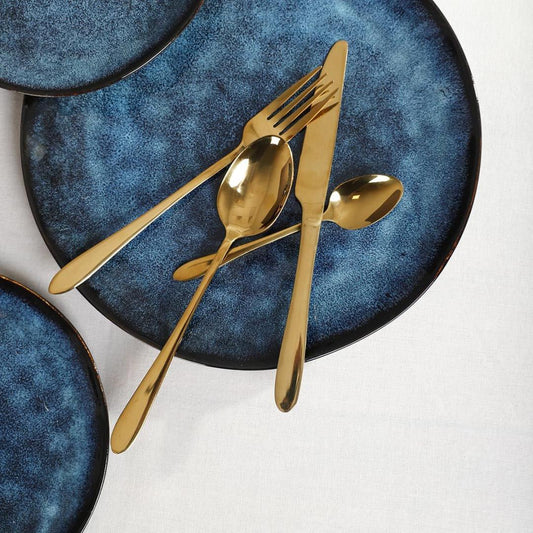 ABELE Gold Cutlery Set - 16 Pieces