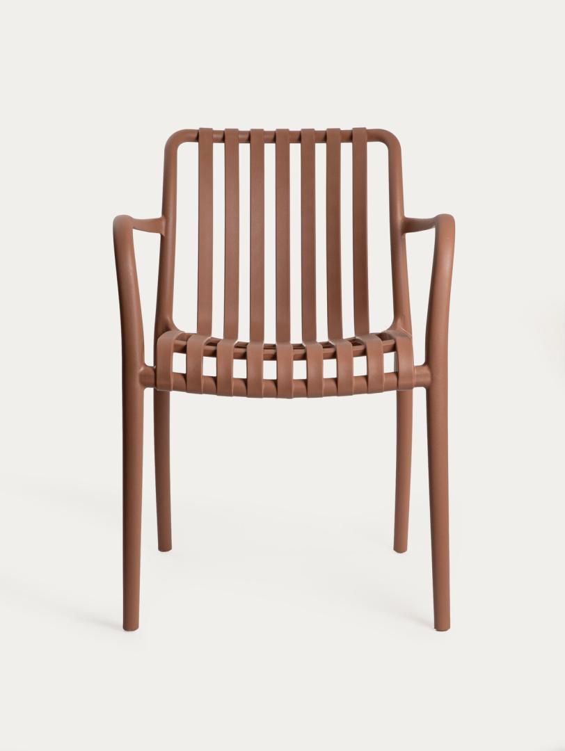 VALORO Mocha Garden Chair - Lightweight UV-Resistant Outdoor Seating