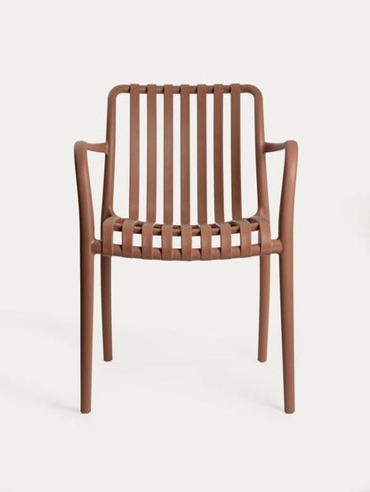 VALORO Mocha Garden Chair - Lightweight UV-Resistant Outdoor Seating