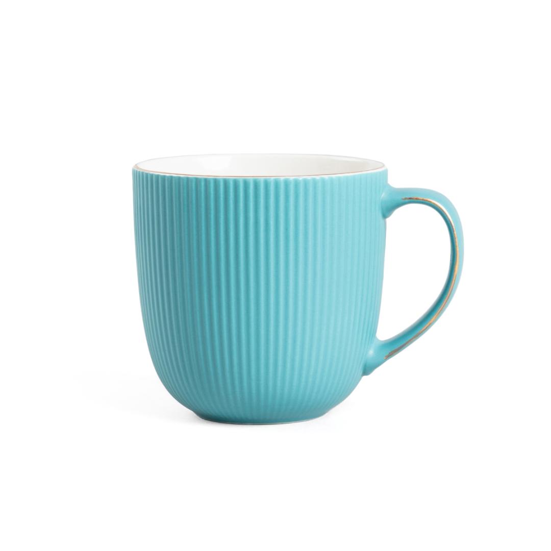 Daisy Ceramic Mug Bottle Green 350ml