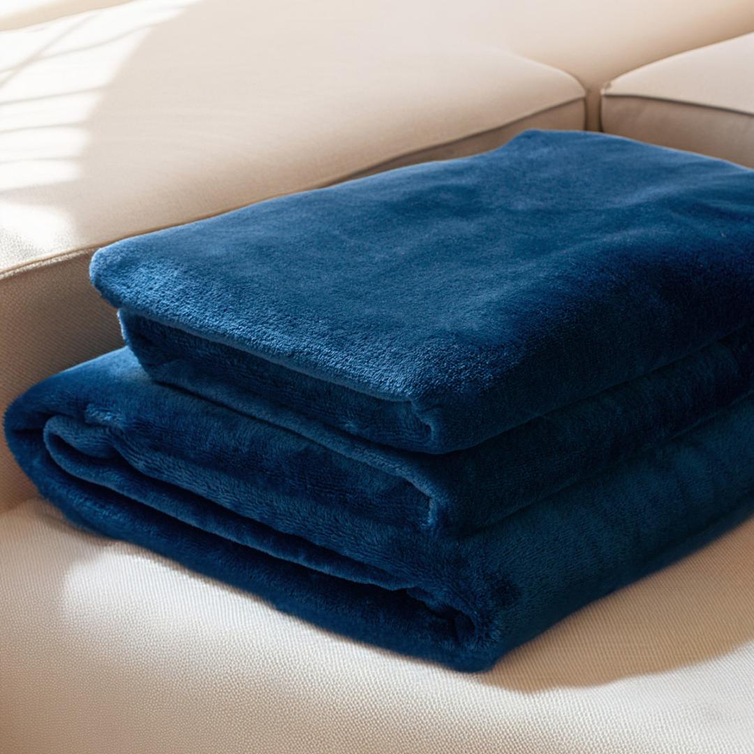 B2ROTE Navy Blue Blanket 150x200 cm