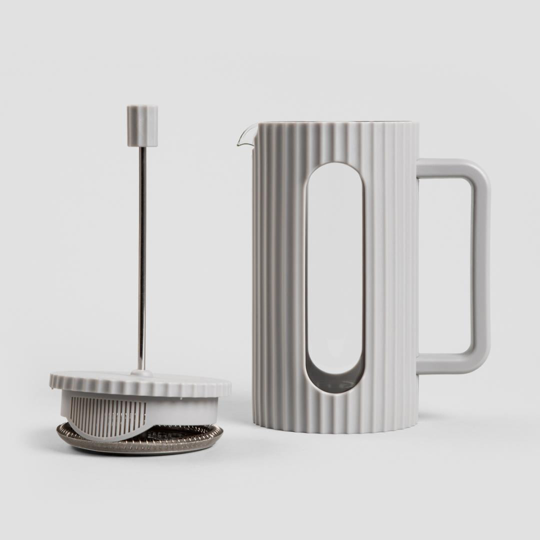 COOKER GENUA Fluted Grey Tea Infuser 1L