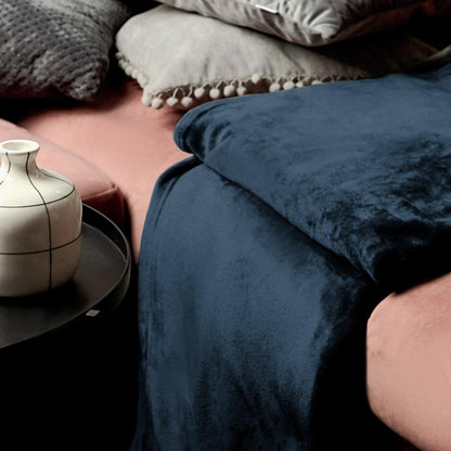 B2ROTE Navy Blue Blanket 150x200 cm