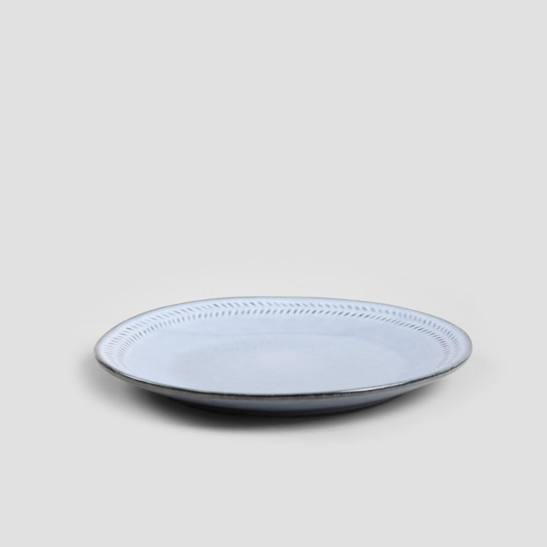 BLUEJEANS Dessert Plate Light Blue Stoneware 24cm