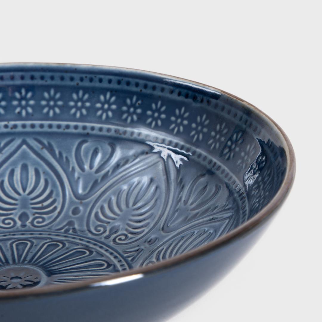 INDIE plate INDIE Deep Navy Blue Plate 18 cm Stoneware