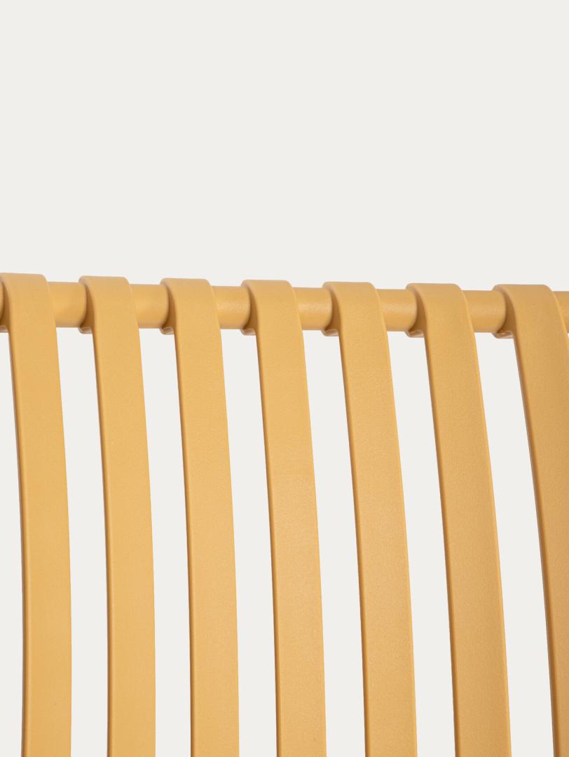 VALORO Mustard Garden Chair - Lightweight & UV Resistant