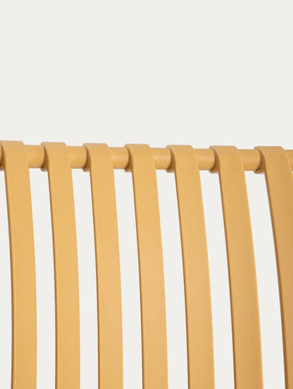 VALORO Mustard Garden Chair - Lightweight & UV Resistant