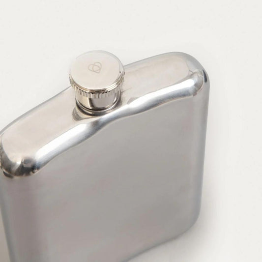 Breastplate Alcole Flask Silver 0.2L Stainless Steel Bar Accessory