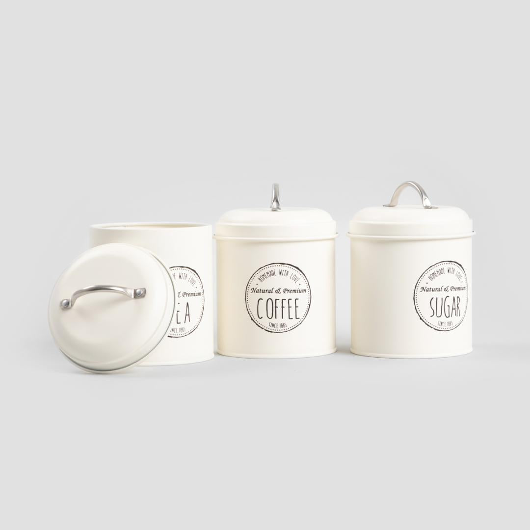 Containers RIO Metal Container with Metal Lid - Food Safe Storage 35x12x16cm