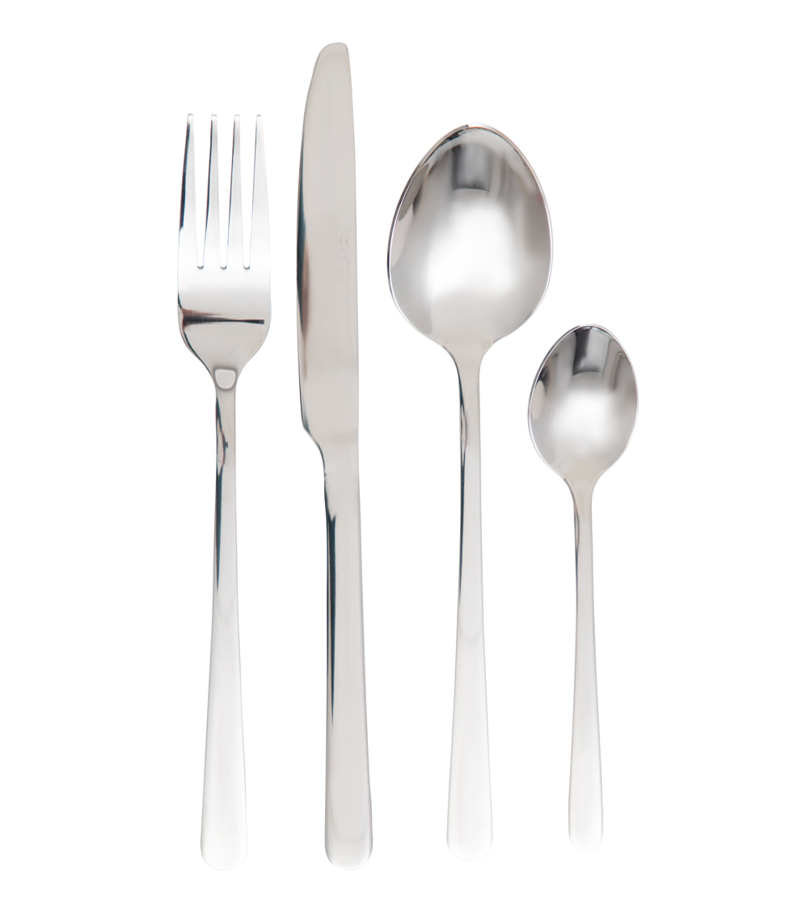 LUGANO Silver Cutlery Set 24 Pieces