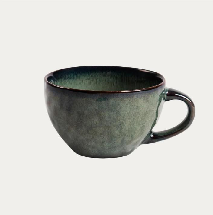 MIDO Dark Green Ceramic Mug 0.37L