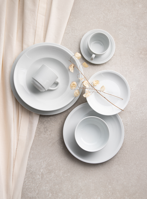 Vienna White Porcelain Bowl 14cm