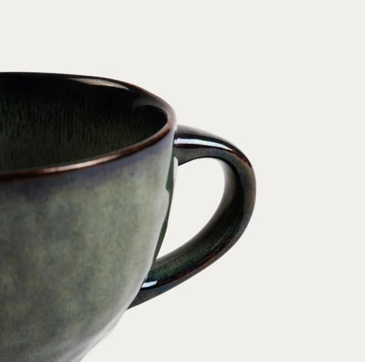 MIDO Dark Green Ceramic Mug 0.37L