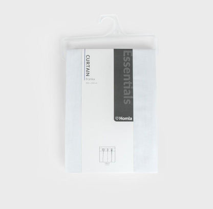 B2 Essentials Swiss Voal White Curtain on Wheels 300x250 cm