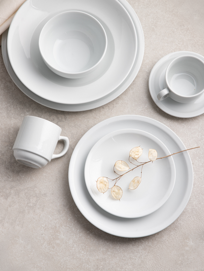 Vienna Salad Plate 18.5cm Porcelain White