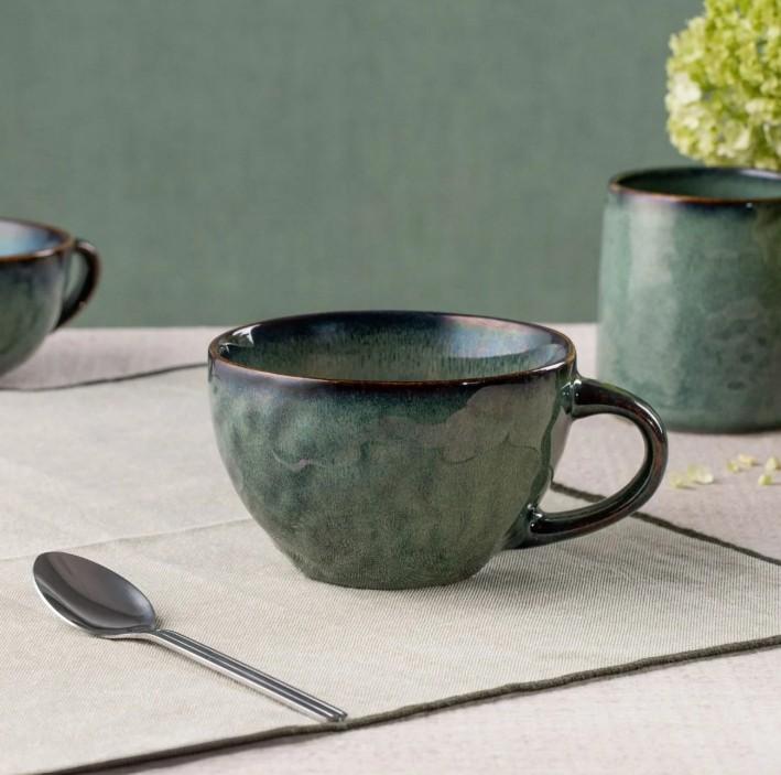 MIDO Dark Green Ceramic Mug 0.37L