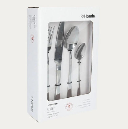 ABELE Silver 16-Piece Cutlery Set