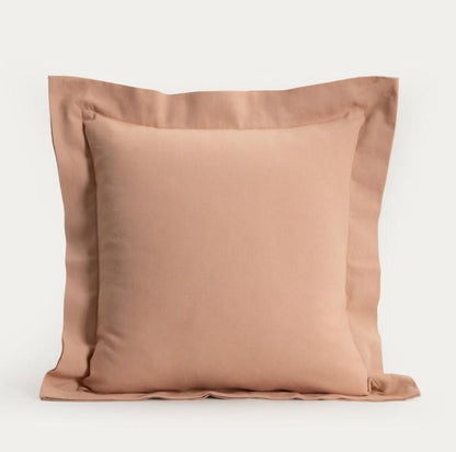 Poszewka DURGA Beige Cotton Cushion Cover with Decorative Edging 45x45cm