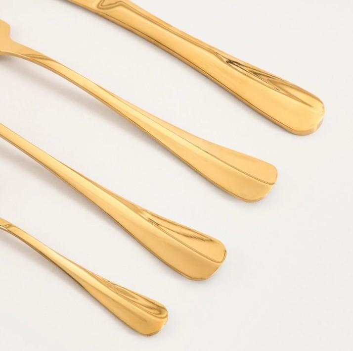 AURC Gold Cutlery Set 16 Pieces with Fine Finish